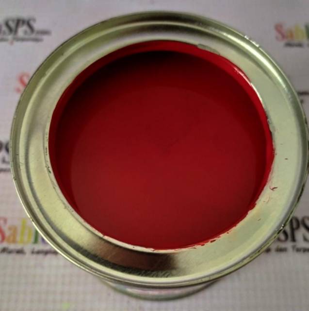 TINTA SABLON PLASTIK 200 GR DARK RED HDPE PE PP BASIS MINYAK SOLVENT BASED