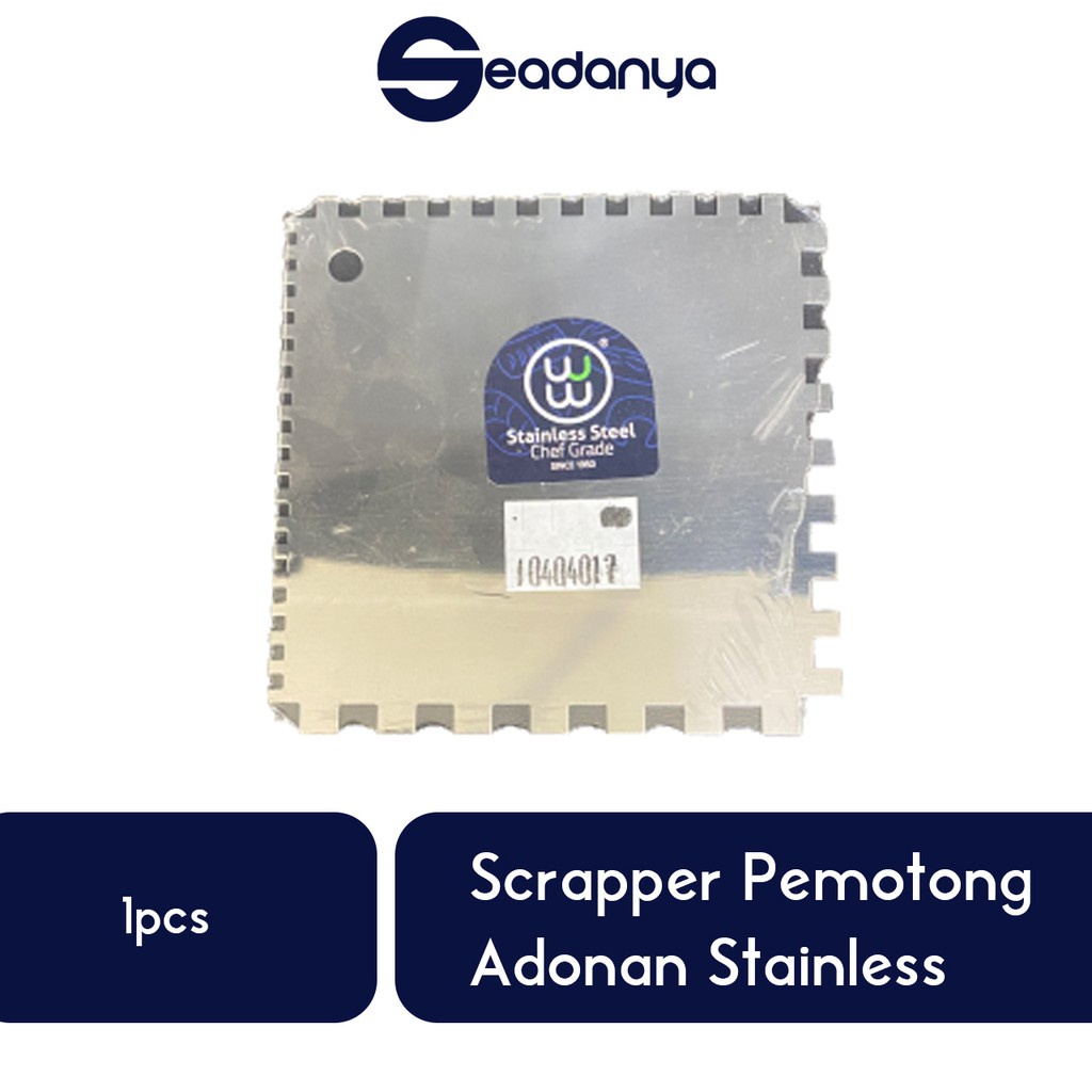 

Segitiga Pisau Adonan Bergerigi Kapi Stainless Steel 1pcs-Alat Pemotong/Potong/Scrapper Kue Tart/Rolltart