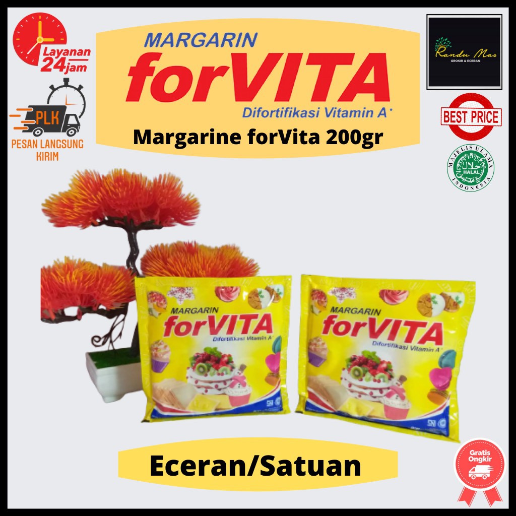 ForVita Margarin Sachet Serbaguna 200gr Murah Original