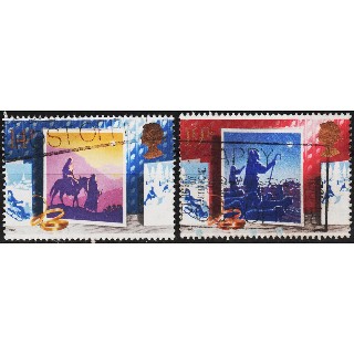 

Perangko Filateli A4-61 Great Britain VFU 2v 15.11.1988 Christmas Stamps