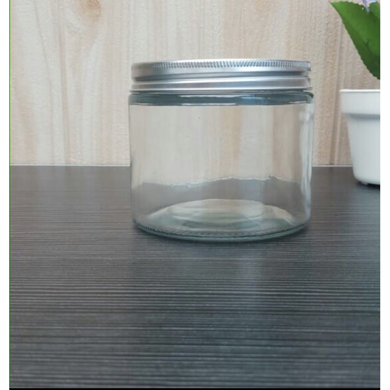 Botol Toples Jar Kaca 400ml / Toples Jar Kaca Bulat