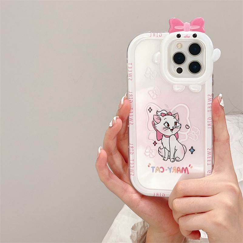 Soft Case Pelindung Bahan TPU Motif Kartun Monster Kecil Untuk iPhone 14 13 12 11 Pro Max X Xr Xs Max 7 8 6 6s Plus SE 2020