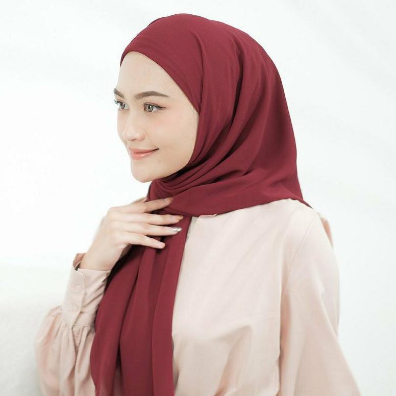 Pashmina Instan Malay/Krudung Instan Melayu Ceruty Babydoll