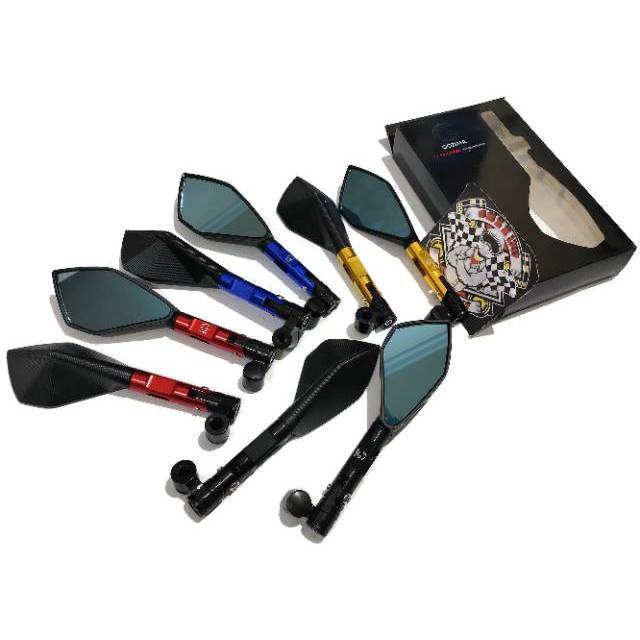 Sepion atau spion model Tomok V2 full Cnc kaca biru sepasang universal motor, spion tomok v2, Sepion Tomok V2, spion variasi, spion motor, spion tomok Nmax, spion tomok Aerox, spion tomok CB150R, spion tomok Vario 125-150, spion beat, spion mio-3