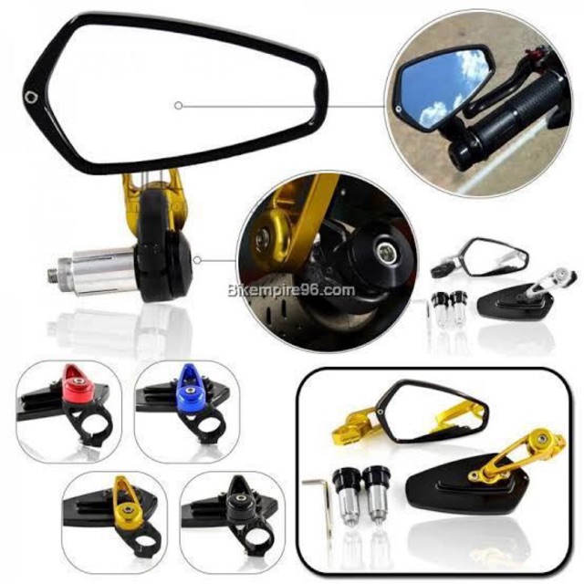 Spion jalu Oval kaca bening