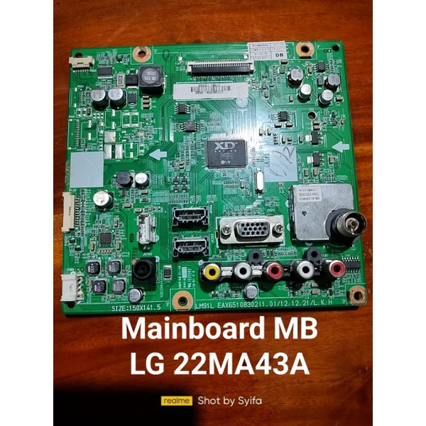 Mainboard MB TV LED LG 22MA43A. LG 22MA43A PTP