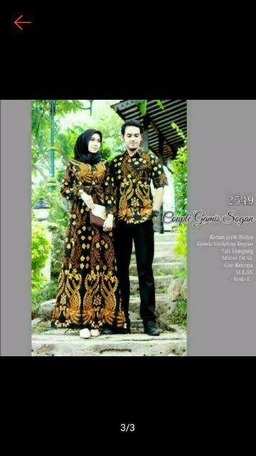 Batik Couple Gamis Batik-batik Couple