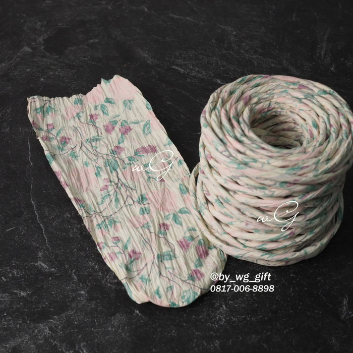 

Pita Tali Kertas - Putih - Motif 04 ; L 10 cm; P 25 yards