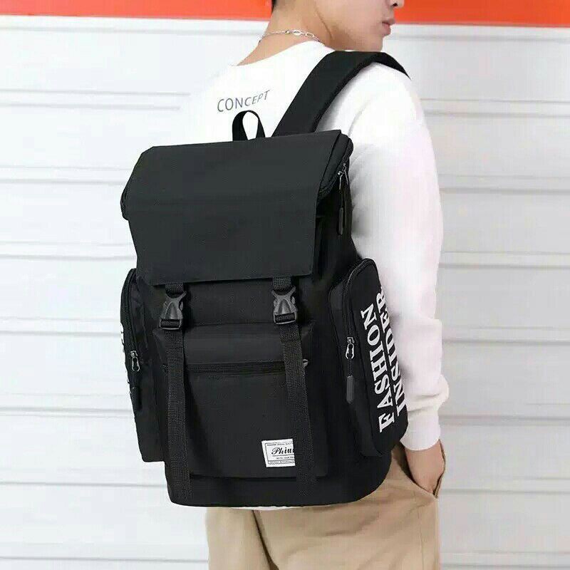 Chunji New Arrival Tas Sekolah Anak Laki Laki Sd Smp Sma Ransel Punggung Gandong Backpack Cowok Cewek Dewasa Remaja