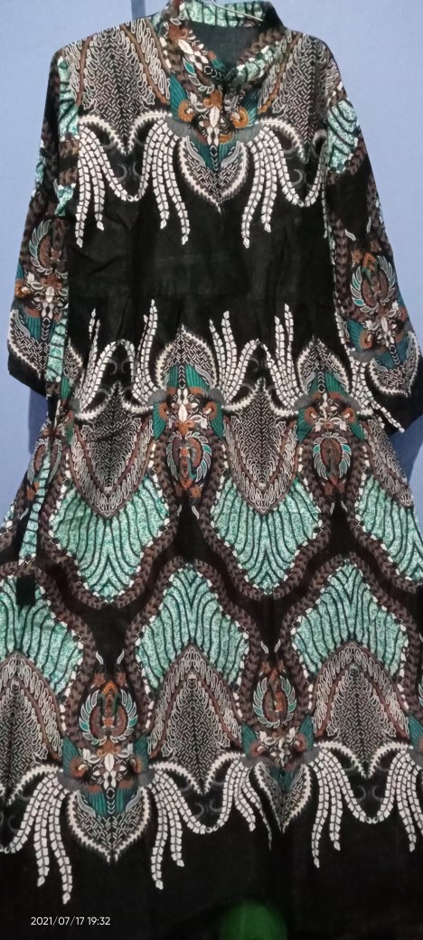 Batik Couple_maora Sania Ruffle Batik Couple Ori Ndoro Jowi Dnt Garansi Termurah