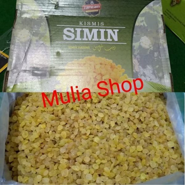 

Eksklusif KISMIS SIMIN Golden Raisins - Kismis Mutiara Kristal Kuning 250 gr Terbatas