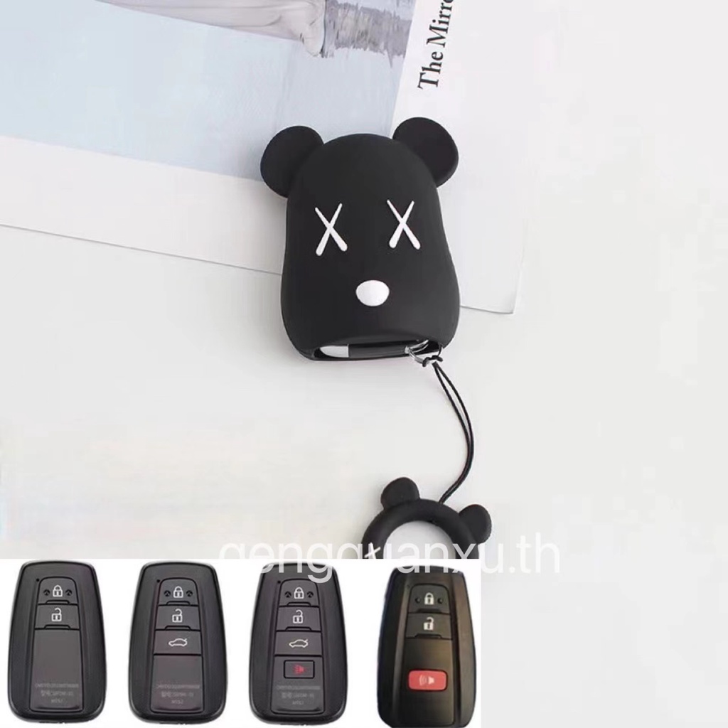 Casing Kunci Remote Mobil Motif Kartun Untuk Toyota Hilux Rogue Revo Innova Fortuner Harrier Camry Vellfire