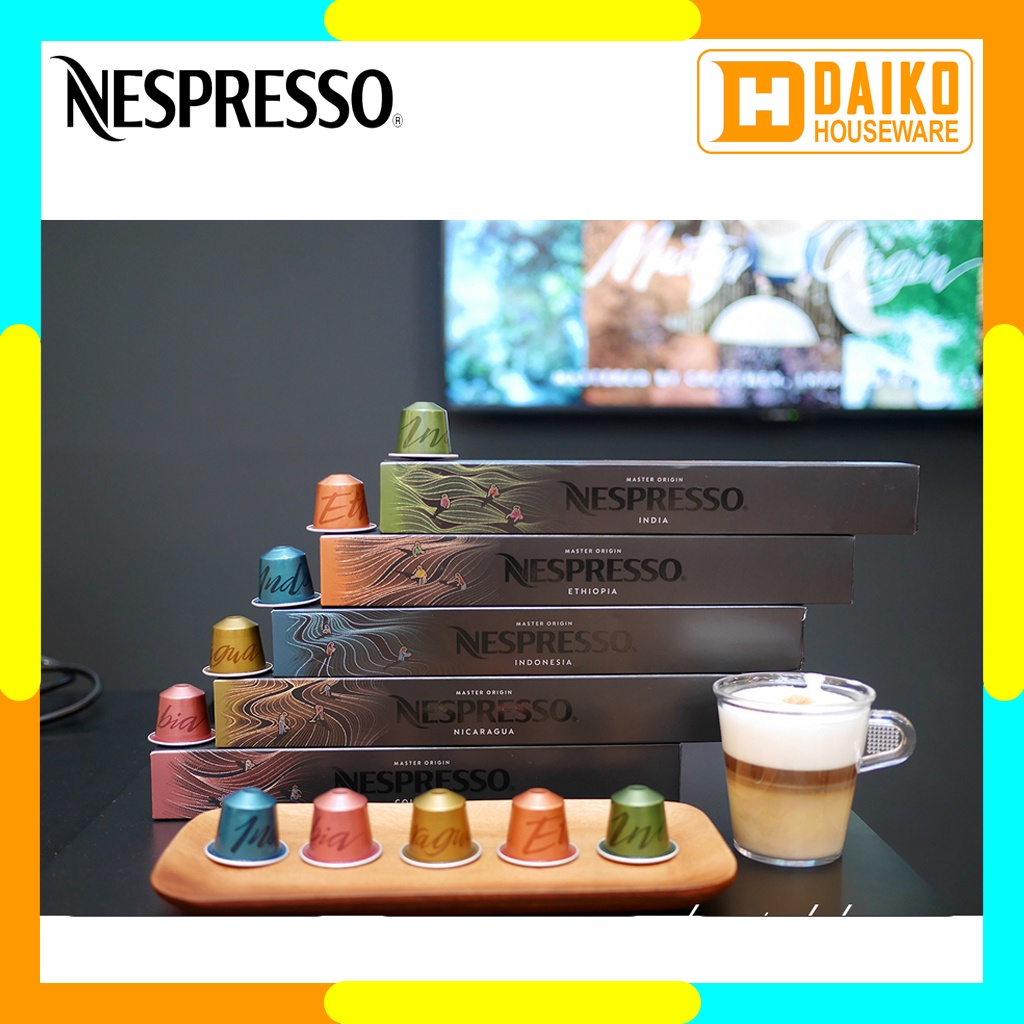 Capsule Nespresso Master Origins Series Pack Original Nestle Coffee - Kopi Kapsul