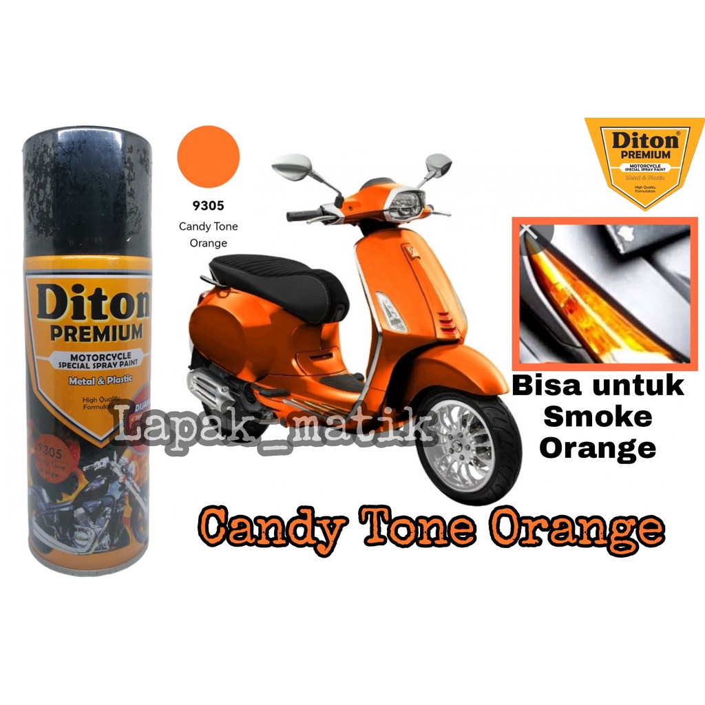 Pilok DITON PREMIUM Candy Tone ORANGE 9305 ORANGE CANDY 400ML