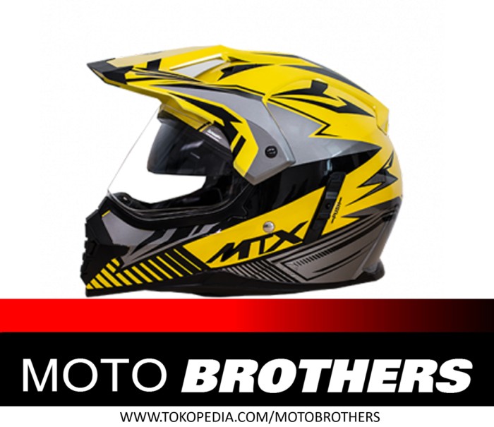 HELM YAMAHA MTX GRAPHIC YELLOW