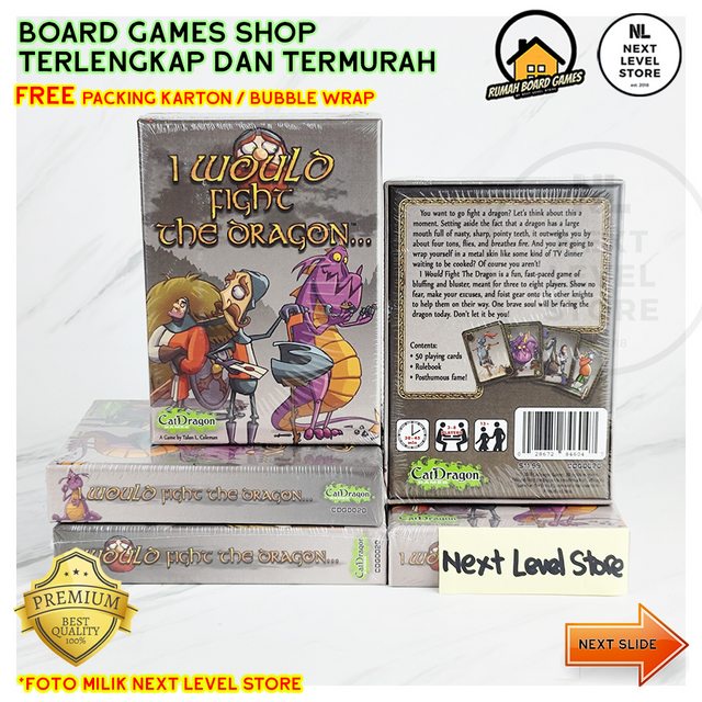 I Would Fight The Dragon Board Games Card Game - READY STOCK