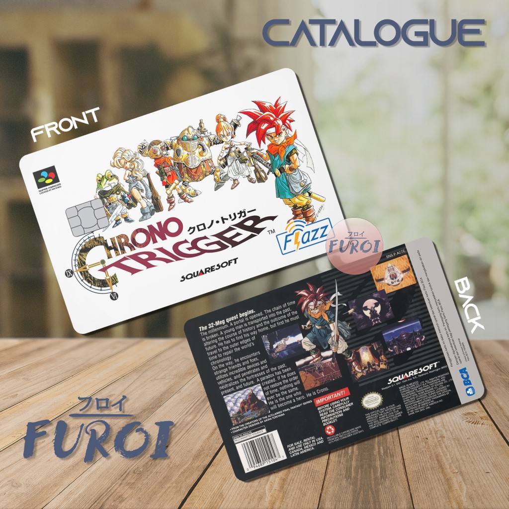 Kartu Flazz BCA | Kartu Emoney Mandiri | Chrono Trigger Box Art