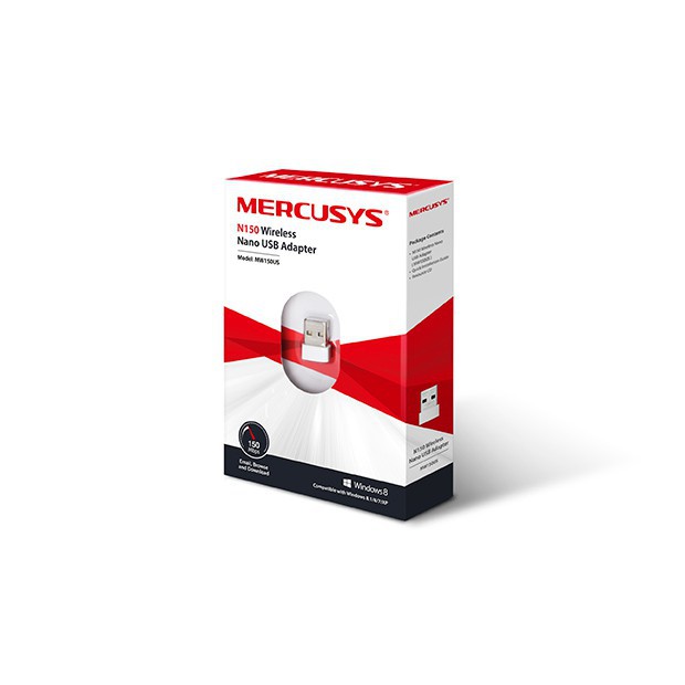 WIRELESS USB ADAPTER MERCUSYS MW150US N150 POWERED BY TPLINK