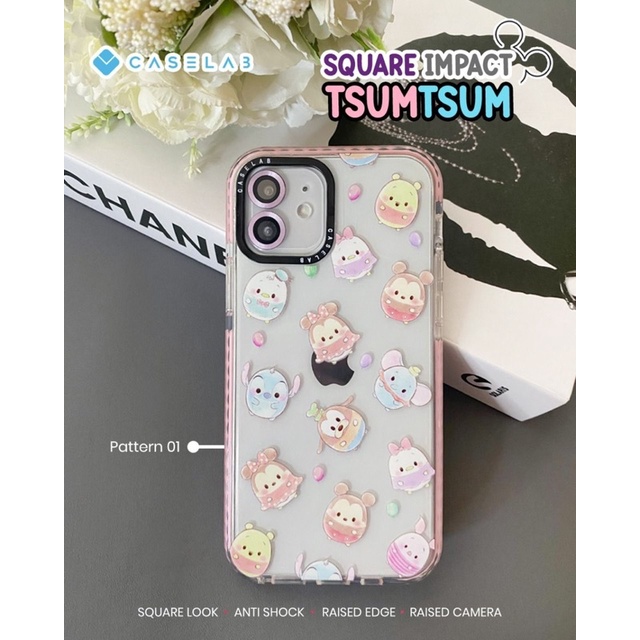 CASE IPHONE 12 PROMAX 12PRO 12MINI 13PROMAX 13PRO 13 13MINI 11PROMAX 11PRO 11 XSMAX XR XS X 7PLUS 7 8 8PLUS SOFTCASE SQUARE IMPACT KARTUN FULL PROTECTION