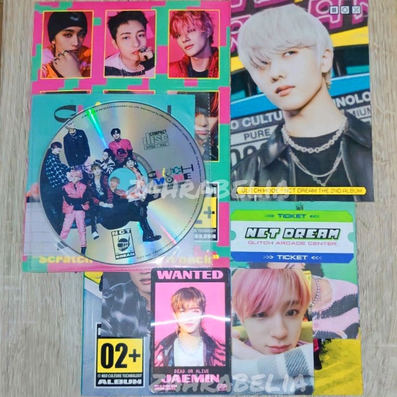 ALBUM NCT DREAM GLITCH MODE GLITCH VER PB (PC JENO SELIMUT, LENTI JAEMIN)