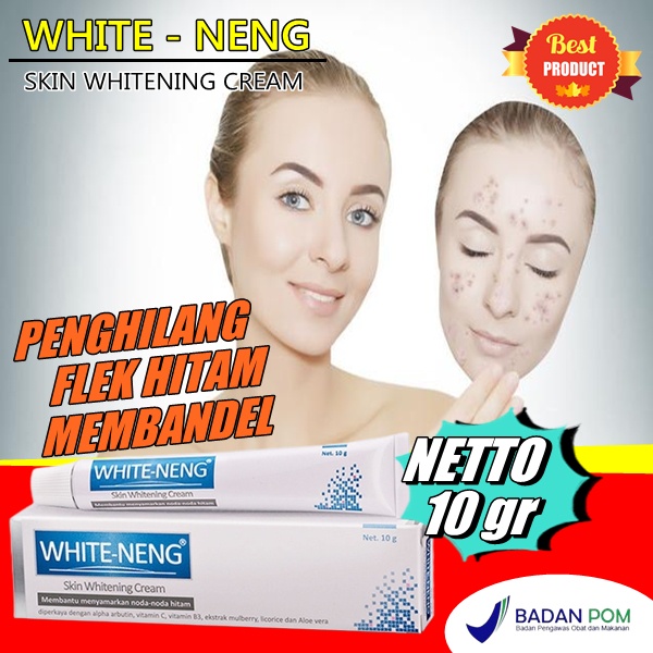 BPOM Cream penghilang flek hitam di wajah membandel cepat wanita white neng cream flek hitam origina