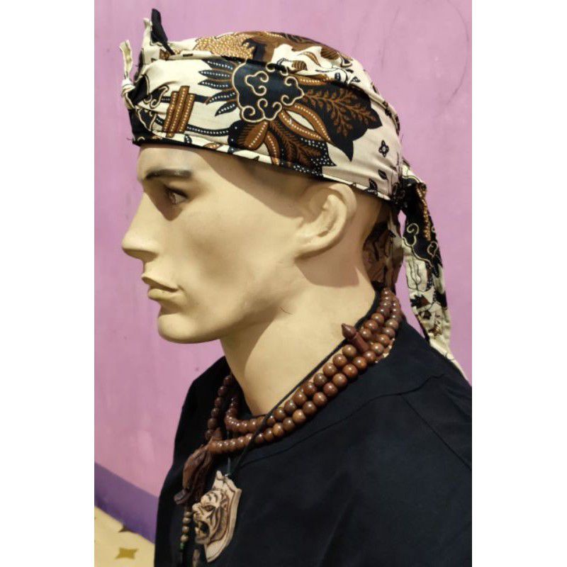 blangkon sunda batik cirebon-totopong batik-udeng batik cirebon