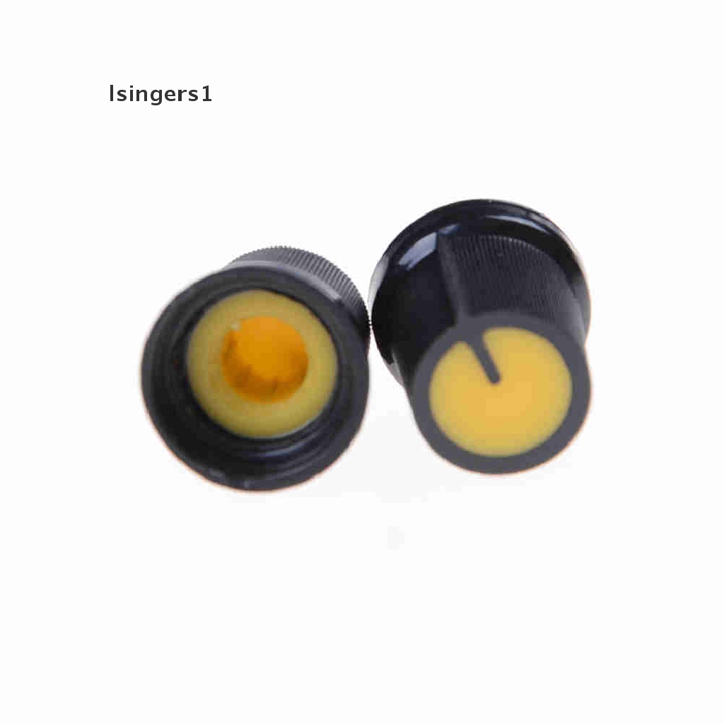 [lsingers1] 2pcs Plastik Wajah Lima Warna Untuk Lubang Potensiometer Rotary Taper 6mm Knob