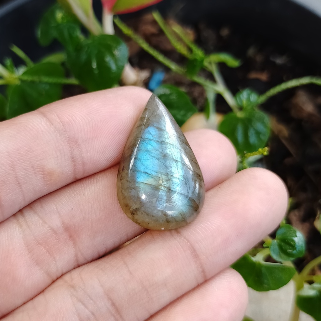 batu liontin tetes air pancar pelangi labolador asli alam bkn ruby safir yakut bacan akik opal pirus