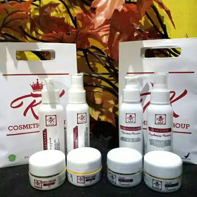 PAKET RK GLOW PREMIUM / CREAM RK GLOW ACNE / CREAM RK GLOW PREMIUM BPOM ORIGINAL 100%