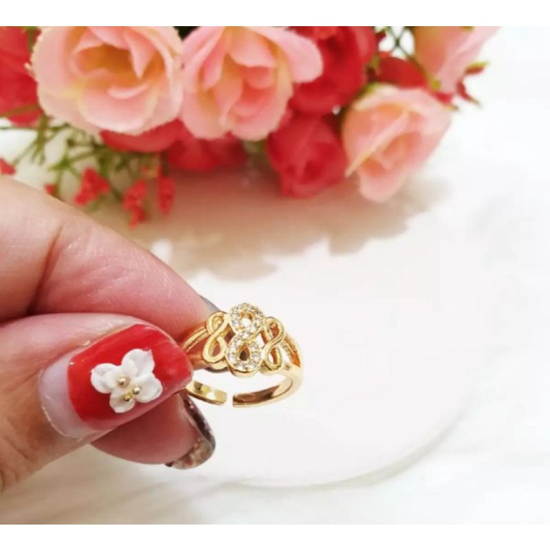 cincin anak cincin bayi motif angka