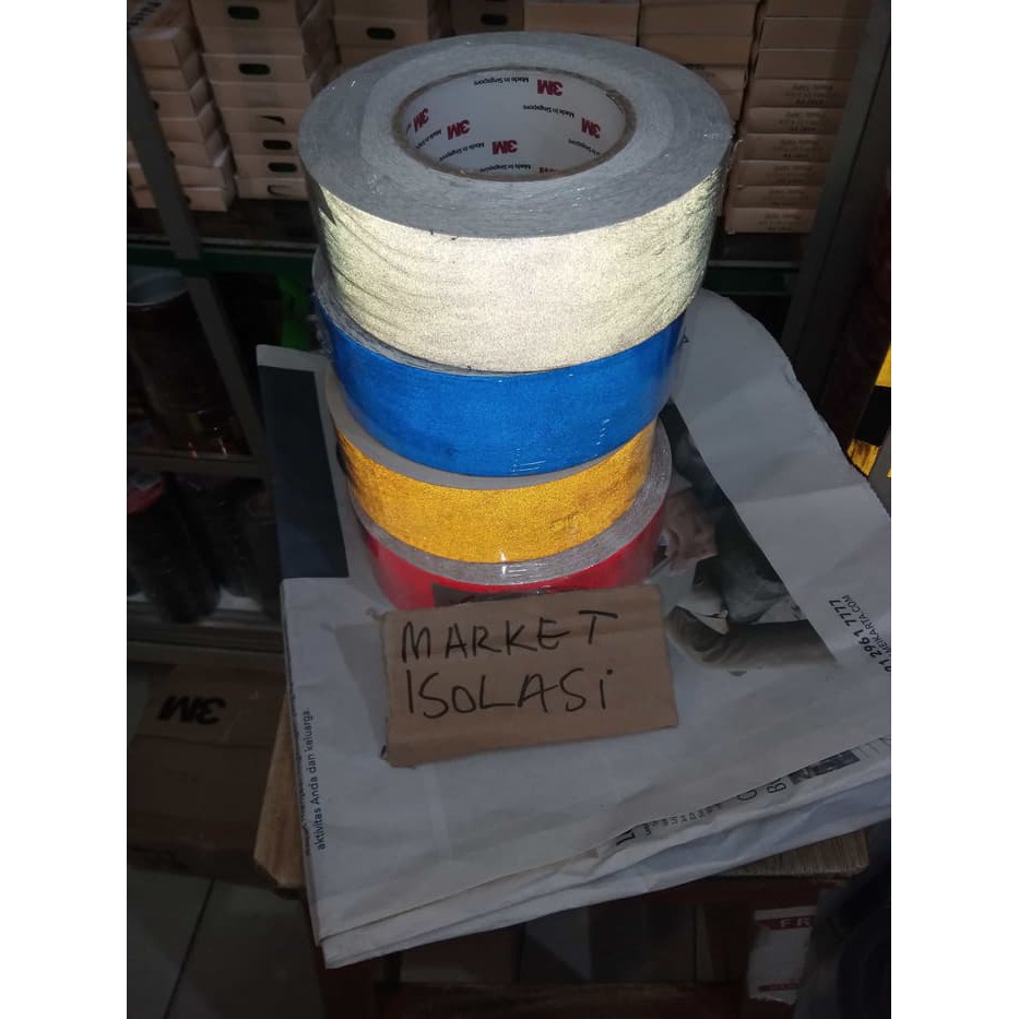 

ORIGINAL Stiker Skotlet 3M 610 - Sticker Scotlite 3M Tipe 610 - ukuran 2inch x 45 meter