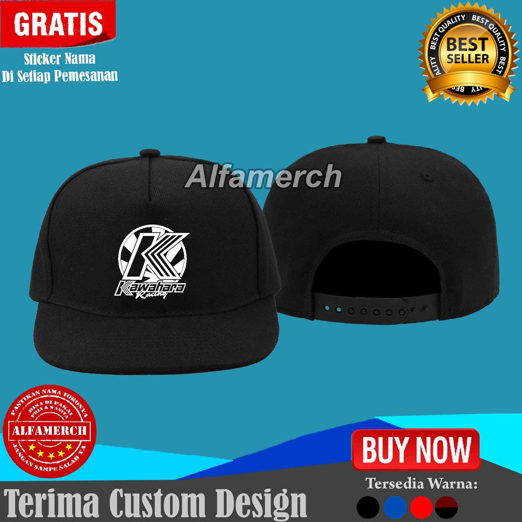 Topi Snapback KAWARAHA RACING Distro Murah Keren Pria Wanita