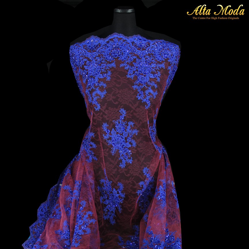 

Alta Moda Tulle Bordir Twotone C.Dior Pink Biru (1Pcs)