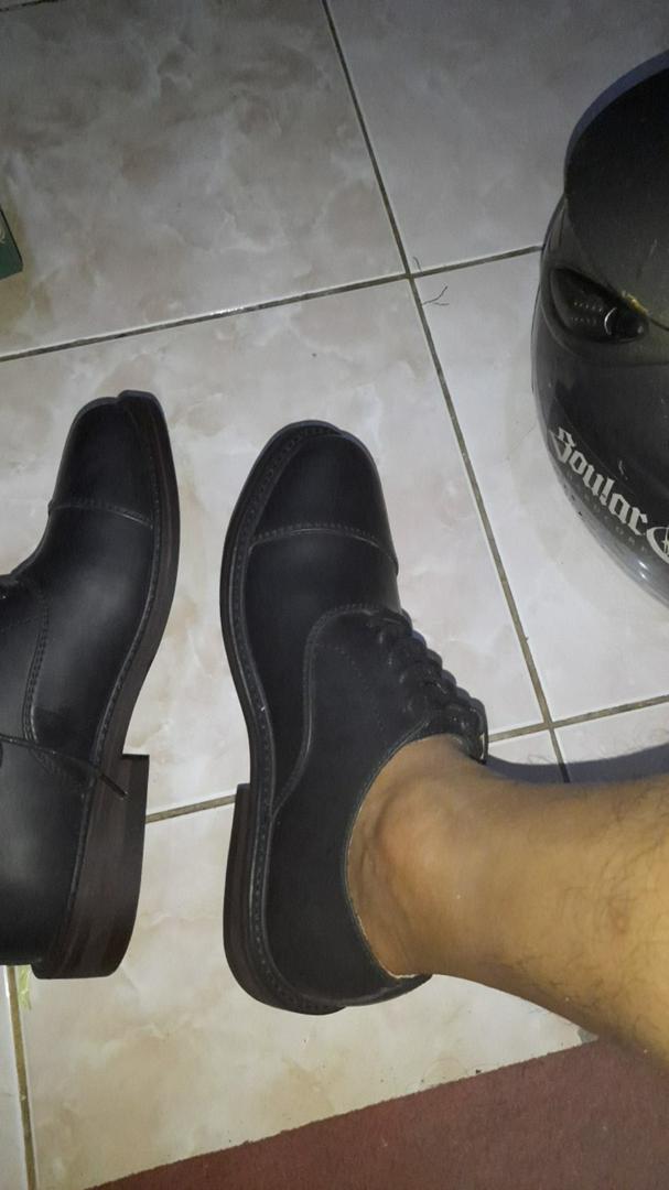 Brygan Craftmanship - Sepatu Kerja Pantofel Sanada Derby Oxford Black