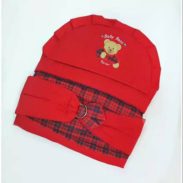 GENDONGAN SAMPING  BAYI TOPI BESS CORAK TUA-GENDONGAN SAMPING BESS TOPI TUA-GENDONGAN BESS TOPI TUA