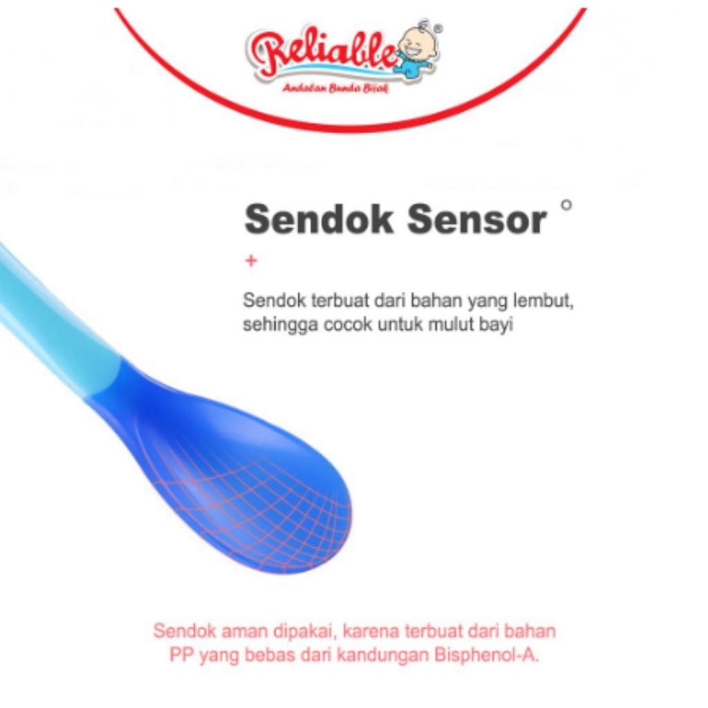 sendok sensor suhu mpasi bayi silikon silicone isi 2 | BPAFREE | RELIABLE | set sendok garpu makan bayi antisedak gagang pendek