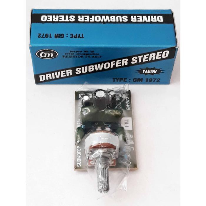 Amplifier / Kit Gm 1972 Driver Subwoofer Stereo Murah Meriah Ready