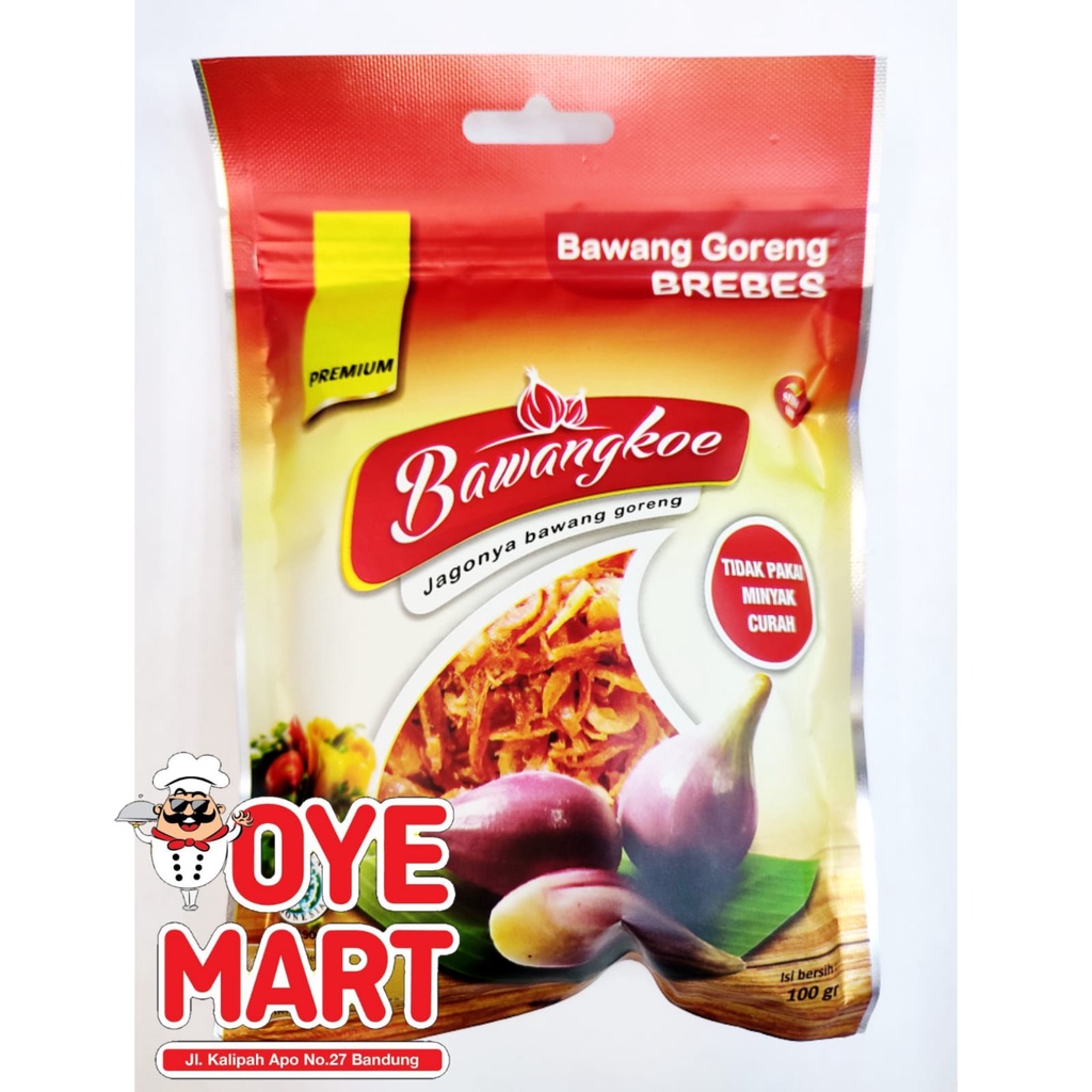 SERASA FOOD BAWANGKOE BAWANG GORENG BREBES PREMIUM 100GR