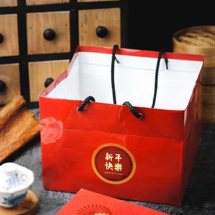 

✨ BISA COD ✨ paperbag imlek goodiebag tas kertas jinjing paper bag sincia CNY 10pcs