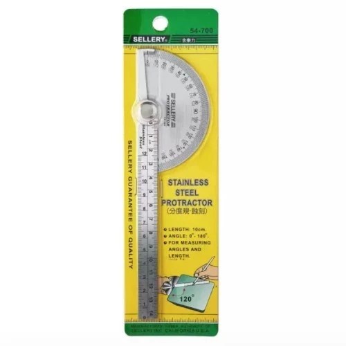 

Hemat Busur Derajat Stainless Steel Protector Sellery 54-700 Kualitas Bagus Diskon