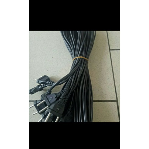 kabel power ac buntung oval 2meter merek MONTOYA jual per/10pcs