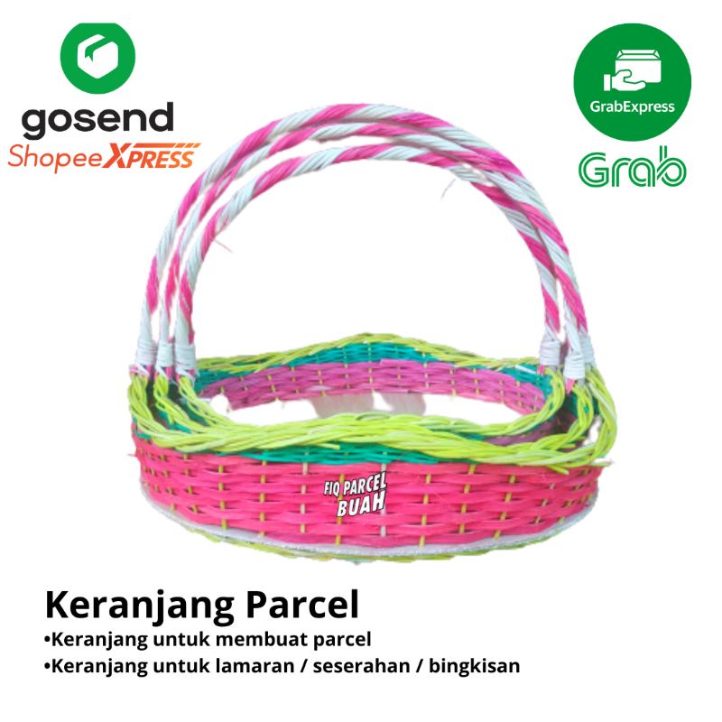 

Keranjang Parcel Buah Oval Rotan Kuat / Keranjang Lamaran , Seserahan