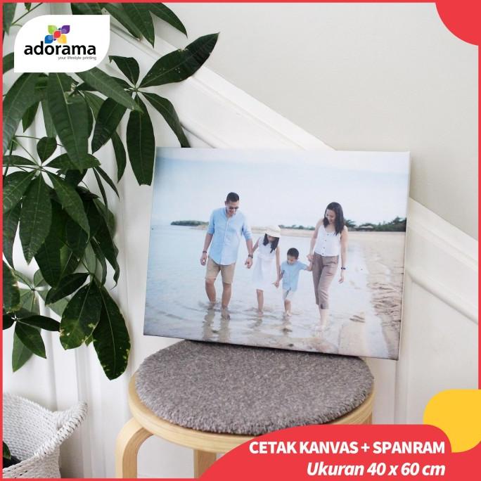

Cetak Photo Kanvas + Spanram (Canvas Rangka Kayu) Uk. 40x60 cm