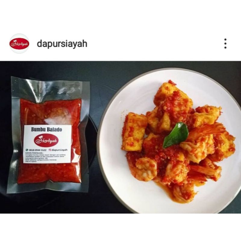 

Bumbu Balado SiAyah