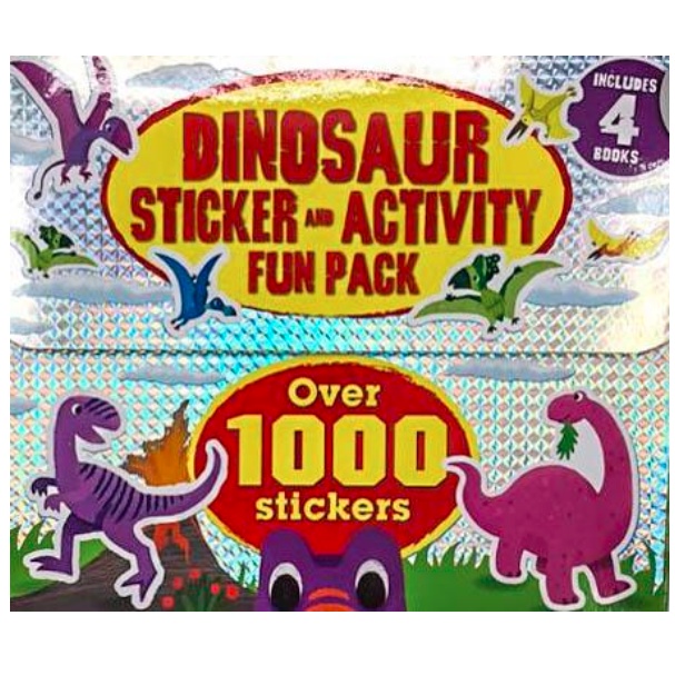 Dinosaur Sticker & Activity Fun Book Pack
