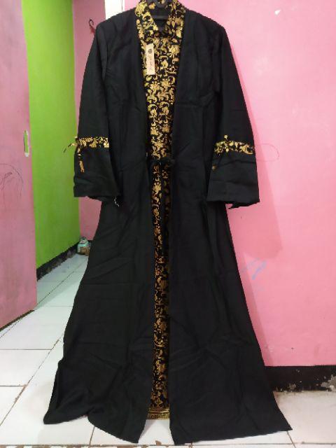 Setelan Wanita Batik Kebaya Gamis Assifa Prada Murah Tanah Abang Seragaman Longblus Kekinian