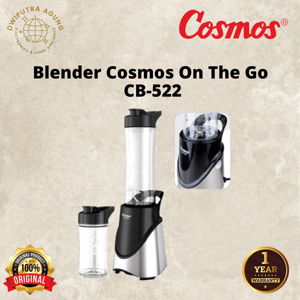 HAND BLENDER  JUS OTOMATIS CB 522 /  BLENDER COSMOS ON THE GO CB-522