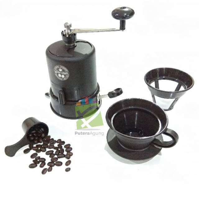 PENGGILING BIJI KOPI  MANUAL MESIN COFFEE GRINDER HALUS  