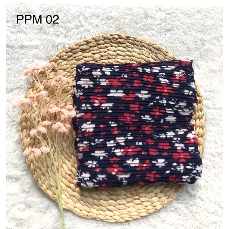 Pashmina Plisket Motif Ceruty Baby Doll - Pashmina Plisket - Pashmina Motif - Plishket Motif - Plisket Pashmina Motif-PPM 02
