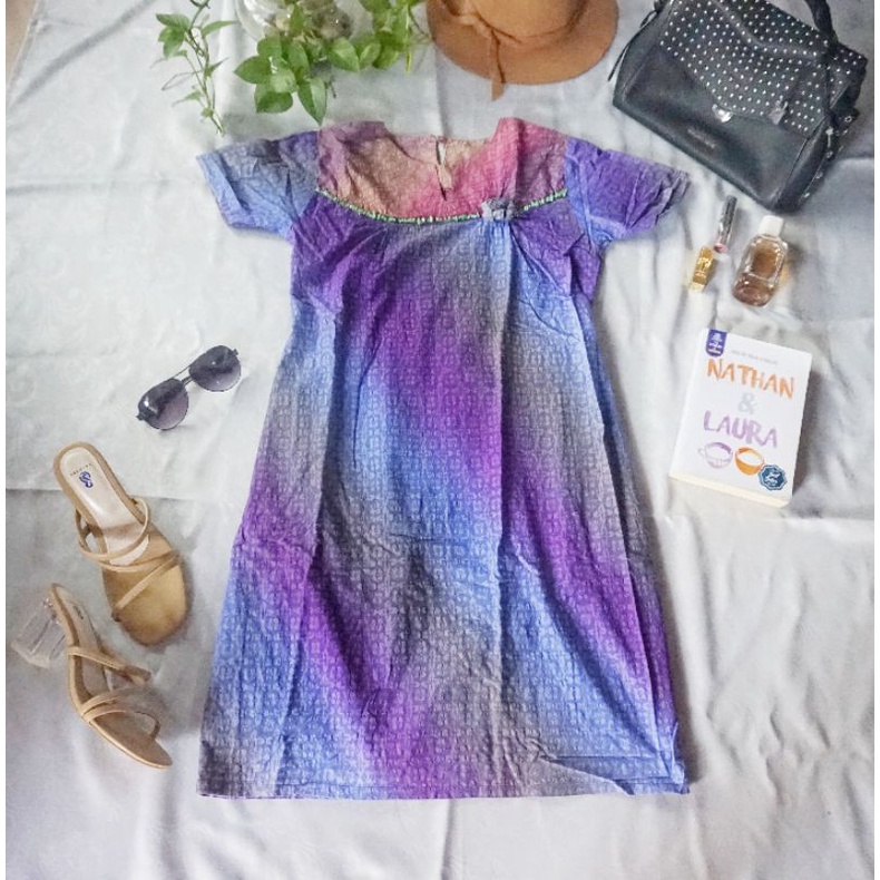Dress Batik Pelangi